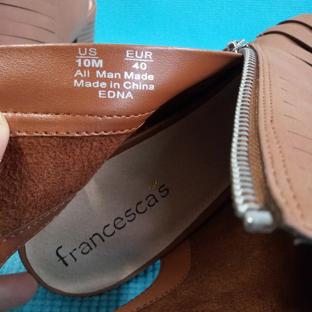 NEW Francescas Ankle Strappy Shoes Open Toe - Size 10M